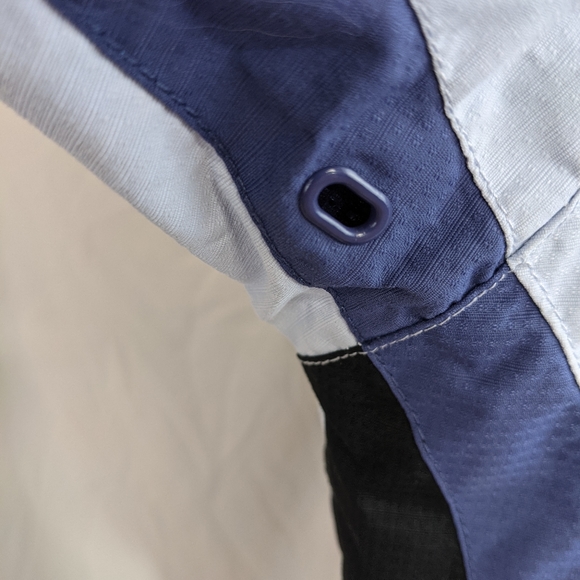 ✓Columbia packable hooded windbreaker S blue - Picture 14 of 16